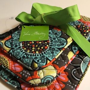 Vera Bradley Flower Shower Cosmetic Trio